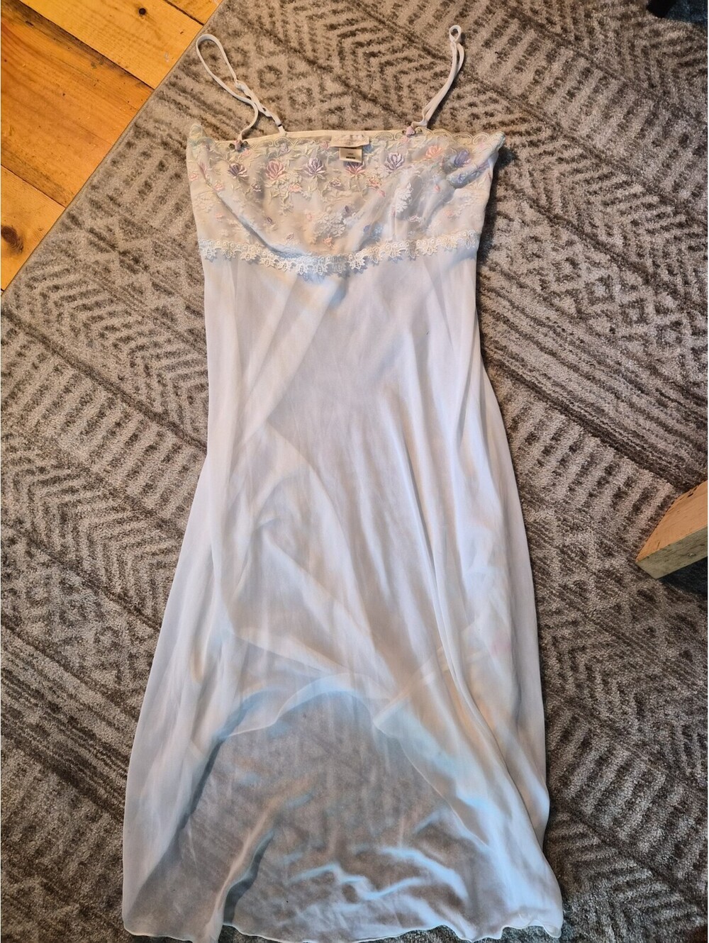Vintage Sears Womens Nightgown Flowers Size Large